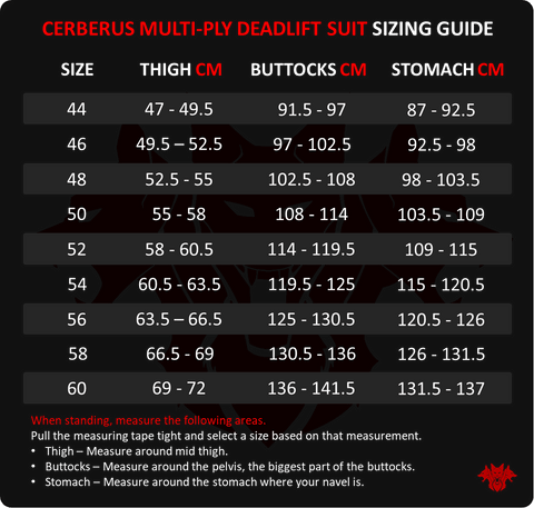 Image of CERBERUS Multi-Ply Deadlift Suit